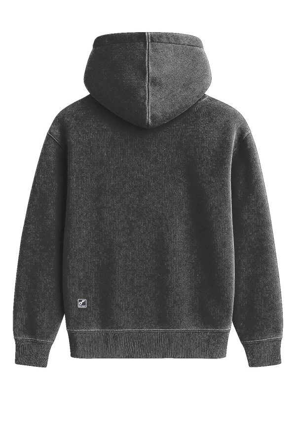 WORN BLACK - HEFTY HOODIE - Image 2